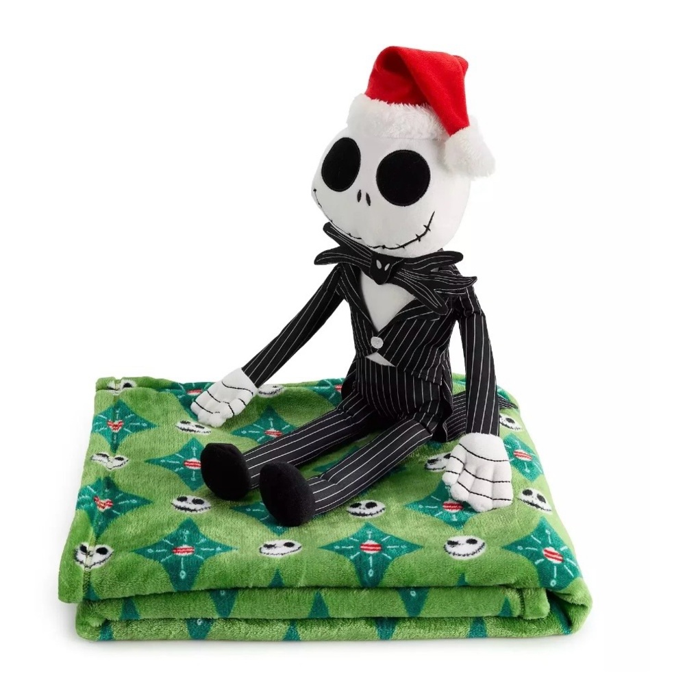 Disney - The Nightmare Before Christmas Jack Skellington Pillow Buddy and Throw